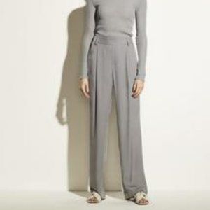 vince Wide Leg Pull On Pant steel grey nwot